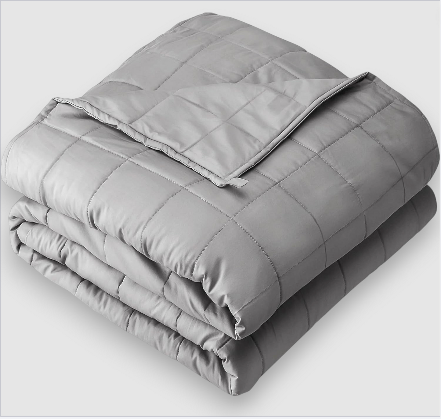 Weighted Blanket 100% Cotton light gray